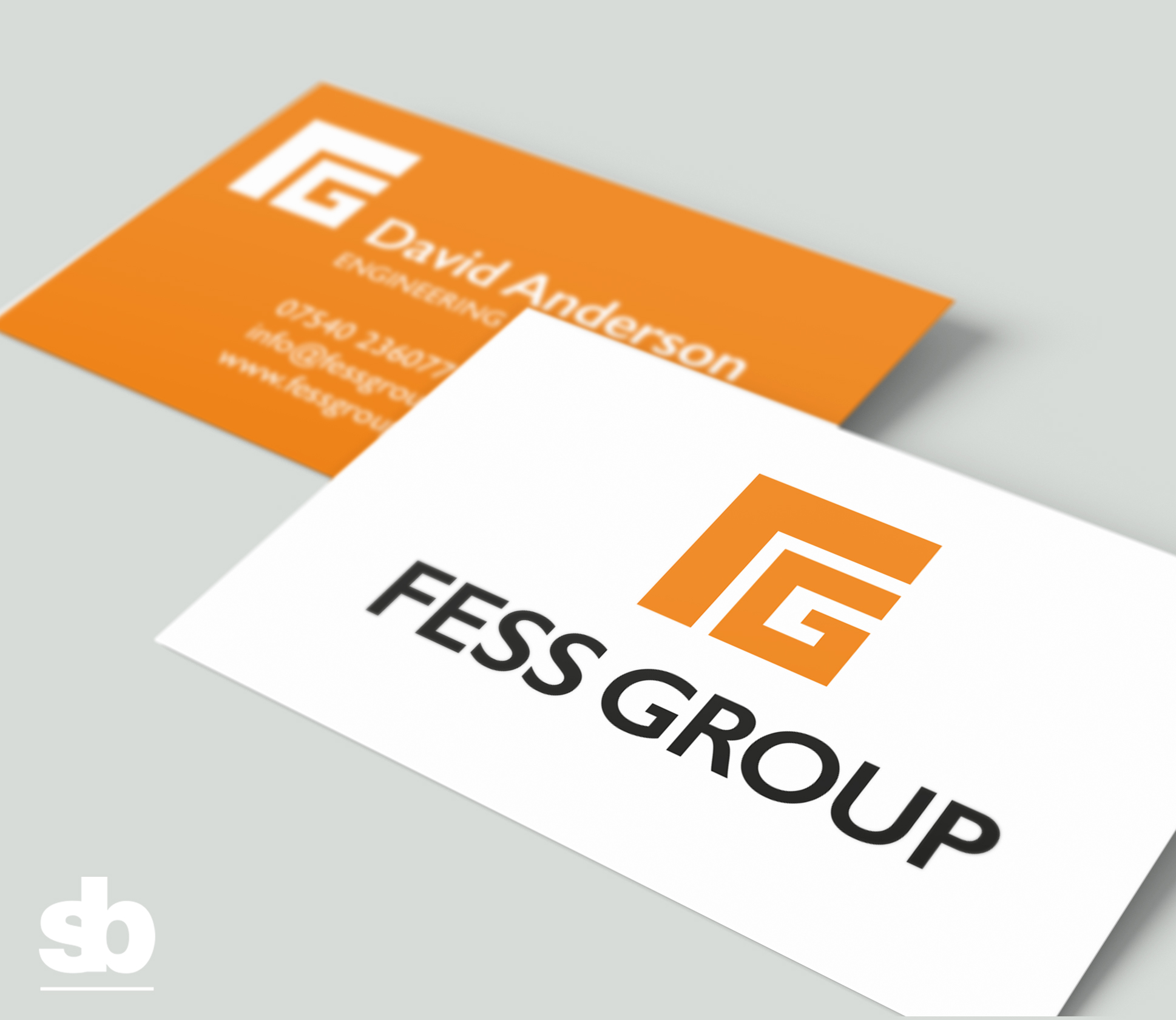 Fess Group Logo identity Sarah Bates Design